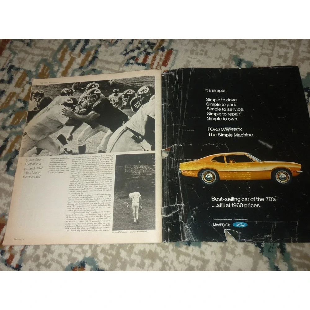 Vintage LOOK Magazine October 7 1969 Judy Garland 1970 US Cars Auto Preview